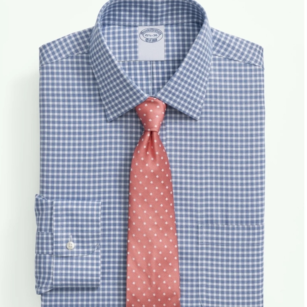 👔EUC - BROOKS BROTHERS NON-IRON DRESS SHIRT - ORIGINAL POLO